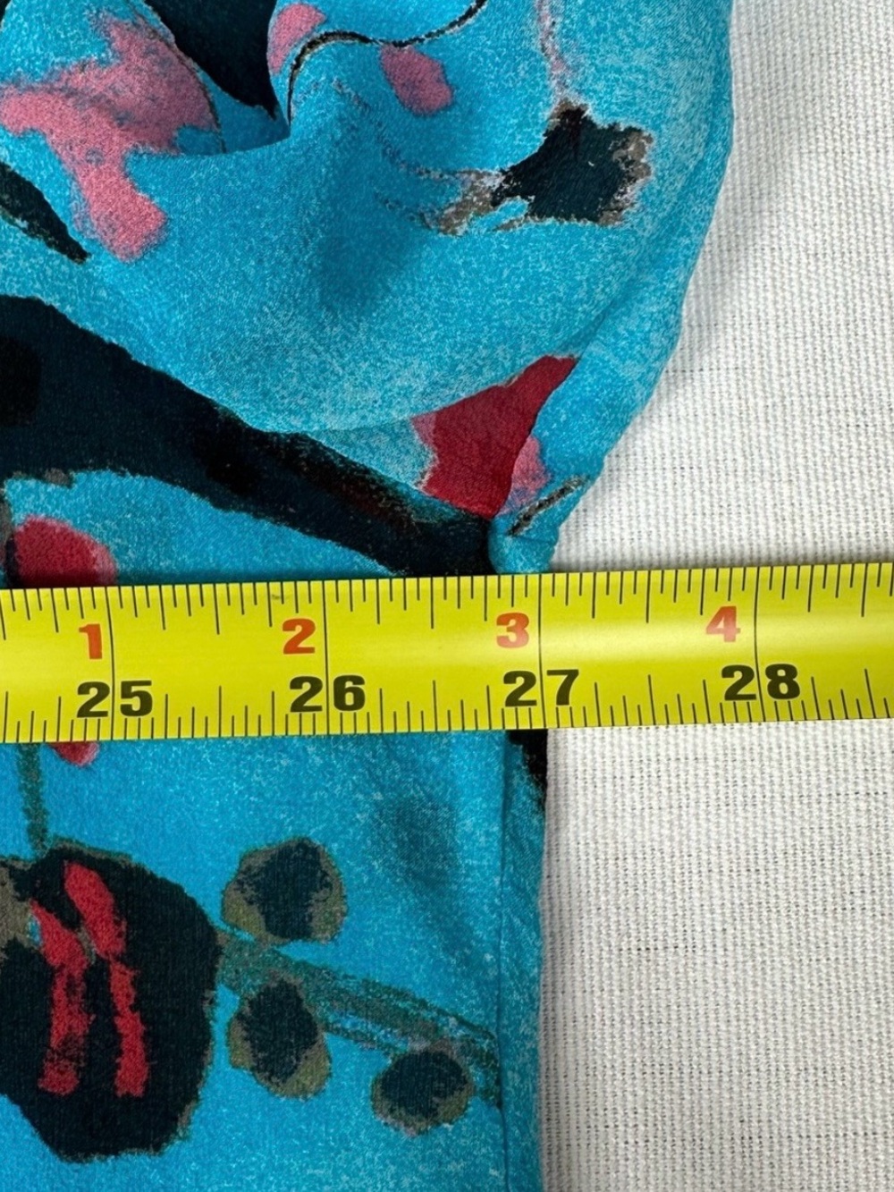 Vintage Chicos 100% Silk Geisha Portrait Art To Wear Novelty Blouse Size 3/XL - Picture 11 of 12